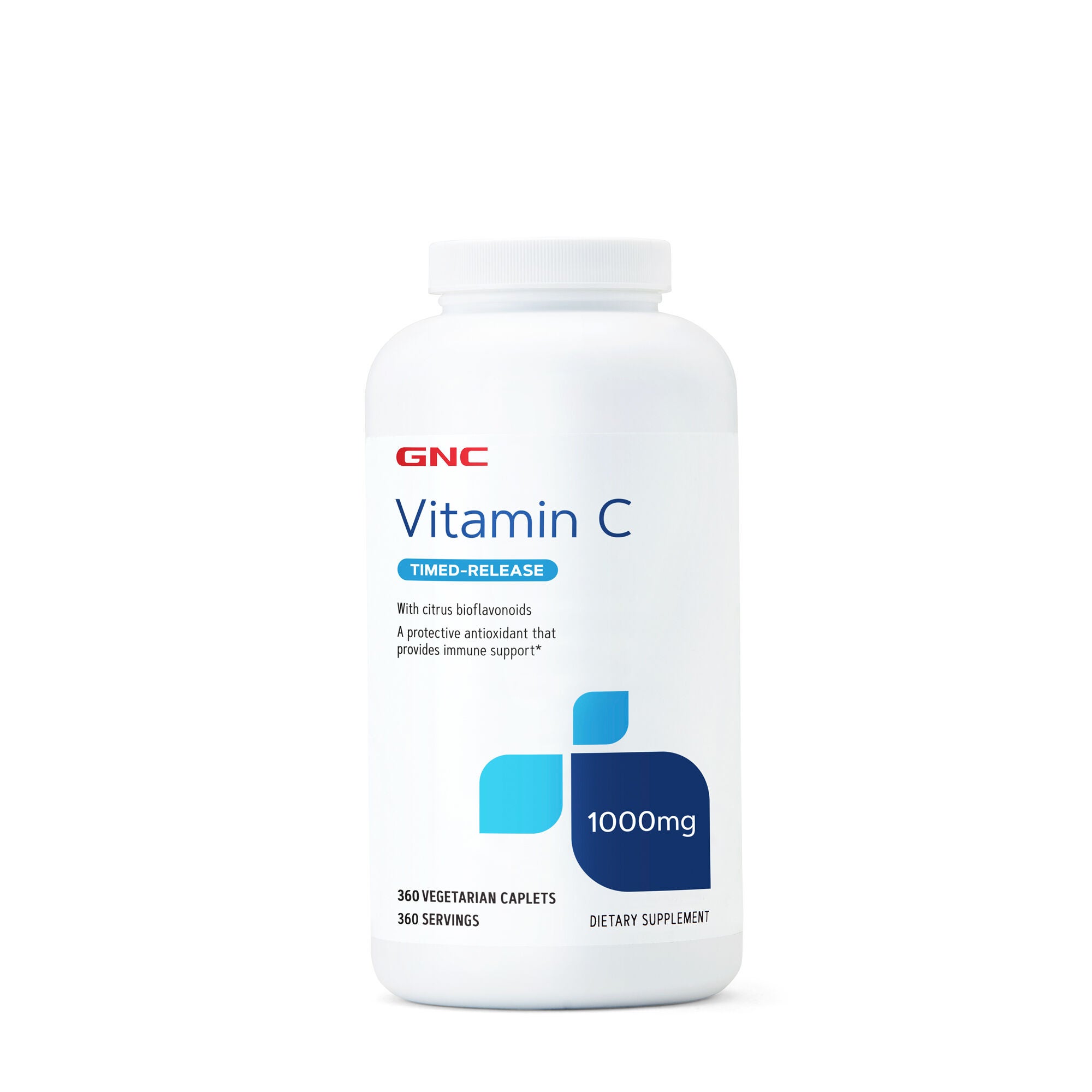Vitamin C 1000 MG 360 Vegetarian Caplets (360 Servings) GNC